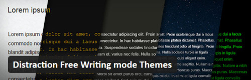 Distraction Free Writing Mode Themes Plugin Header