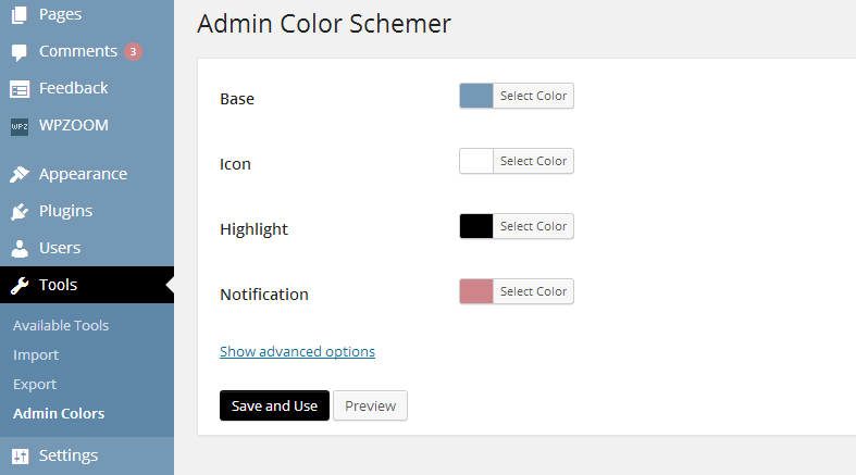 admin-color-schemer