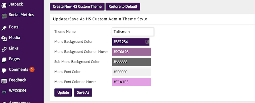 Create Custom Admin Color Schemes Directly Within WordPress