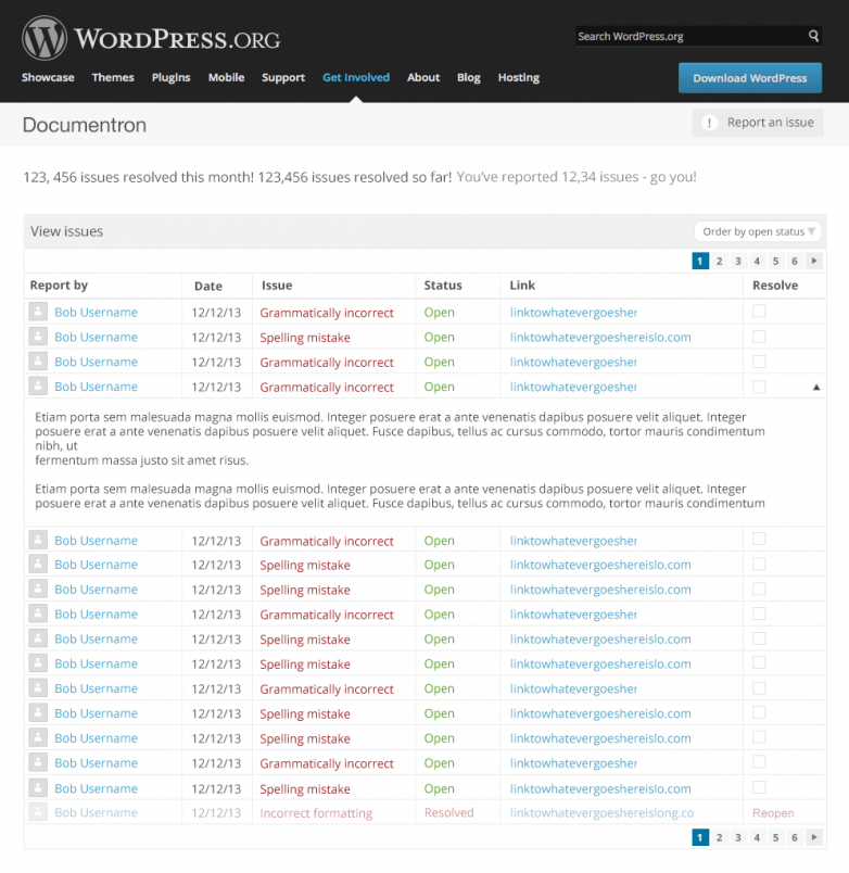 Coming Soon: An Issues Tracker for WordPress Documentation
