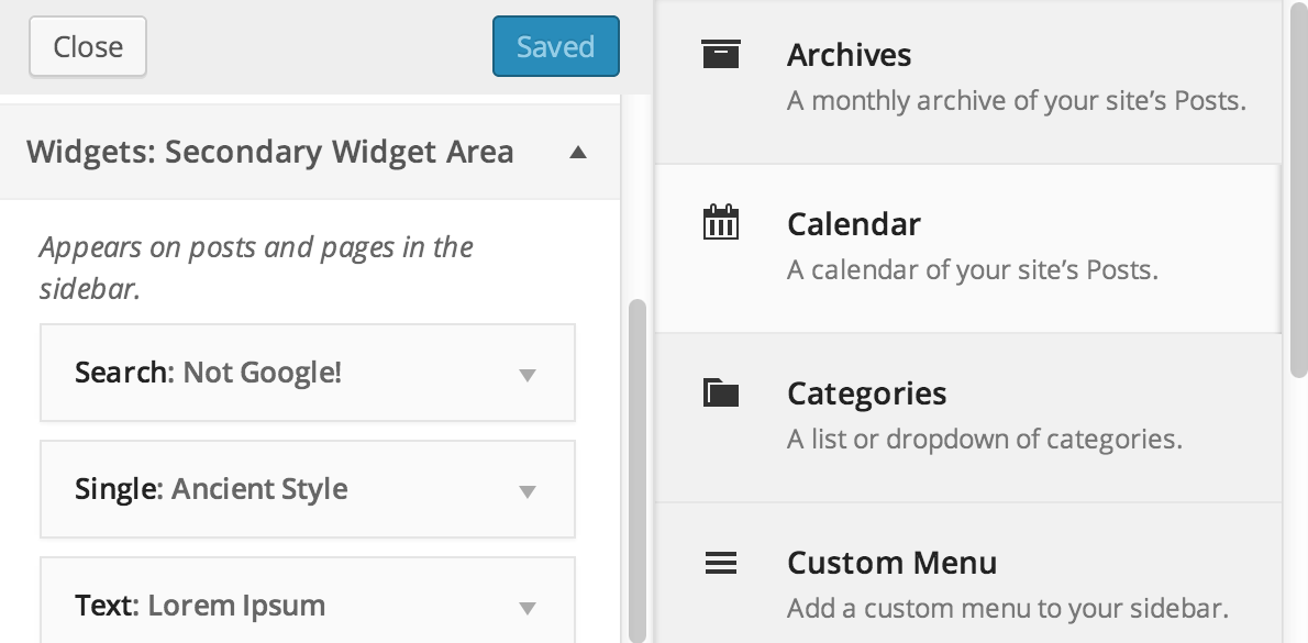 Widget Customizer Officially Merged Into Core for WordPress 3.9