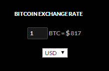 BitCoin Exchage Rate
