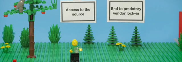 Video Explains Open Source Using LEGO Blocks