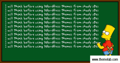 Don't Download Themes From Shady Sites