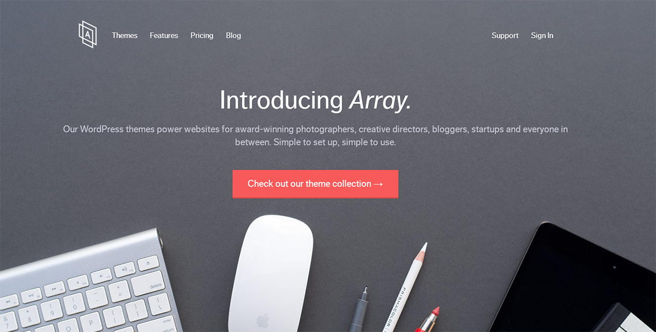 Array Returns to Themeforest After Disappointing Experiences Selling on Creative Market and WordPress.com