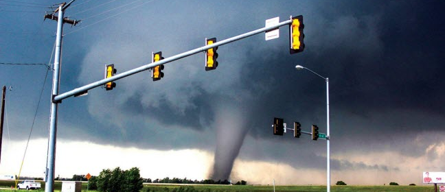Early Stages Of The Moore, OK, EF5 Tornado In 2013