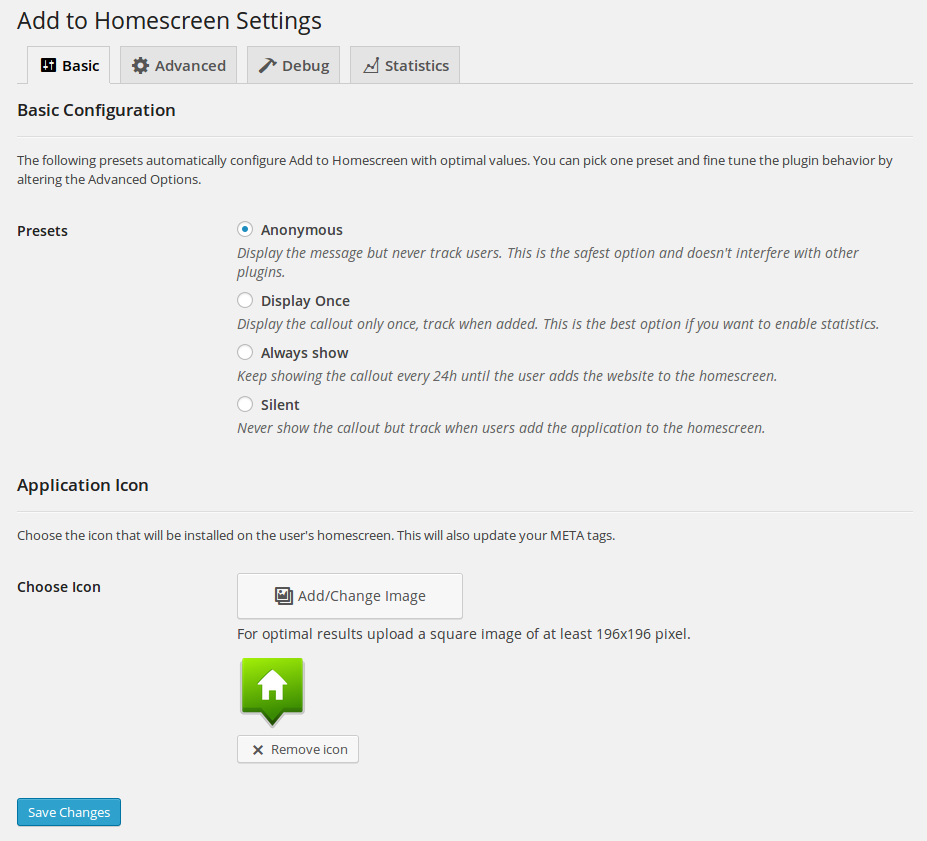 add-to-homescreen-settings