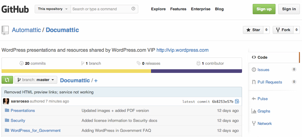 WordPress.com VIP Releases Presentation Documents and Resources Under Creative Commons License