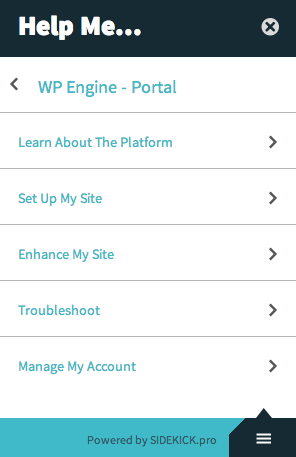 WP Engine User Portal