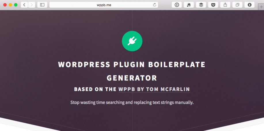New WordPress Plugin Boilerplate Generator Speeds Plugin Creation