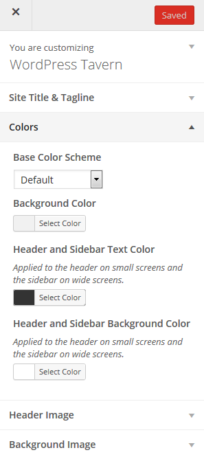 Customizer Before Styleguide is Activated