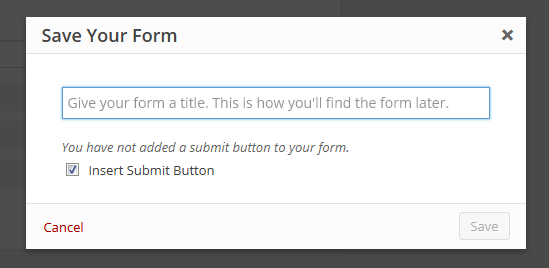 Ninja Forms 2.9 Submit Button