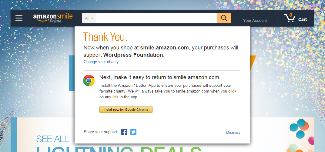 How to Give Back to the WordPress Foundation when Shopping on Amazon