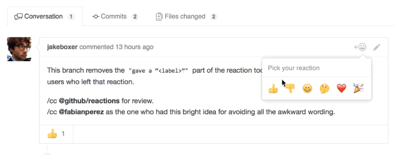GitHub Now Supports Emoji Reactions for Pull Requests, Issues, and Comments