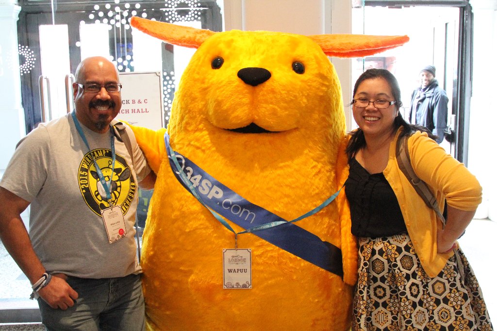 Giant Wapuu Among the Attendees at WordCamp London 2016