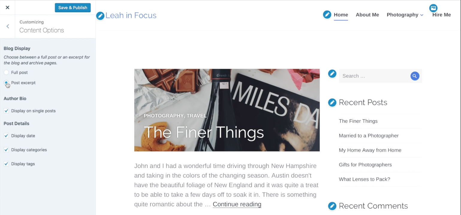WordPress.com Introduces Content Options Customizer Panel, Plans to Include in Jetpack