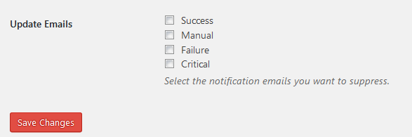 Core Control Email Settings