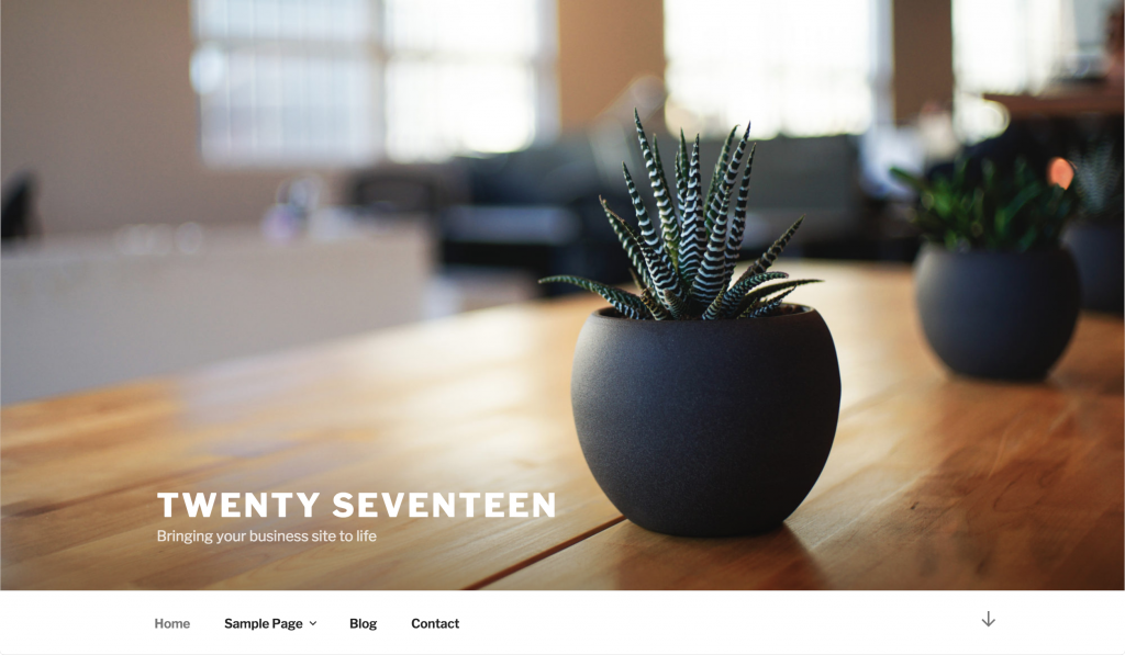 New WordPress Default Theme Twenty Seventeen Merged into 4.7