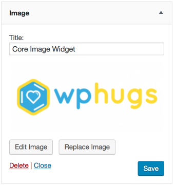 Core Image Widget