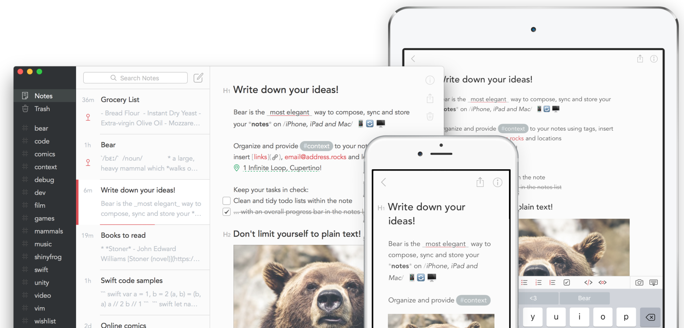 Bear App Users Want WordPress Publishing Integration