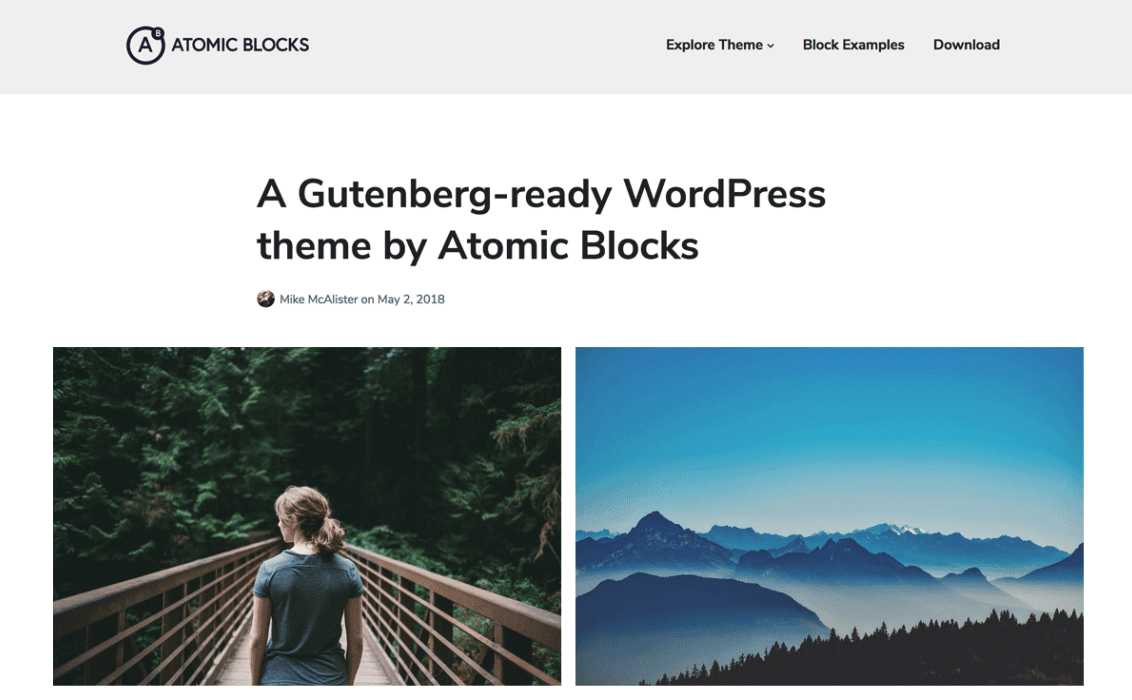 Array Launches Free Gutenberg-Ready Atomic Blocks Theme on WordPress.org