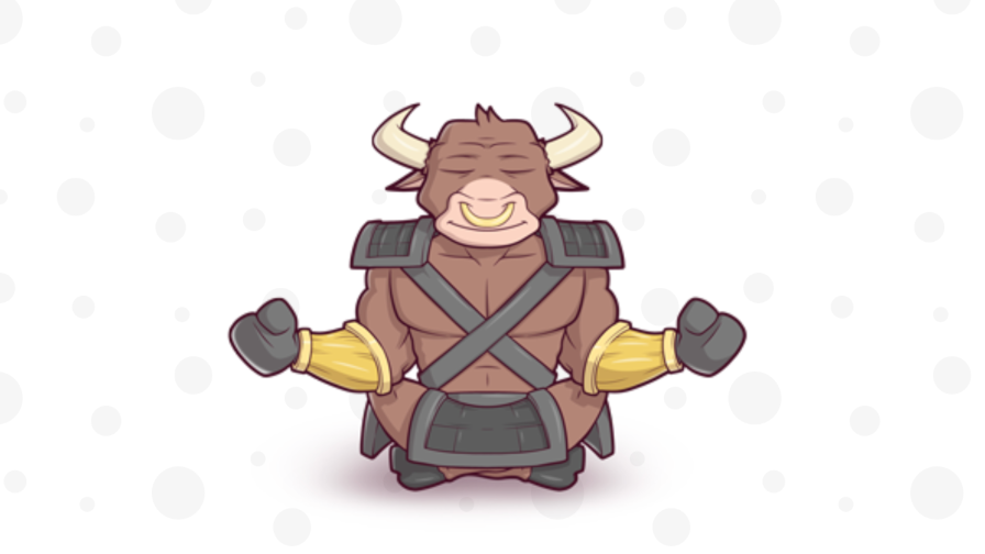 Decorative logo image featuring a bull for the Zero BS CRM plugin