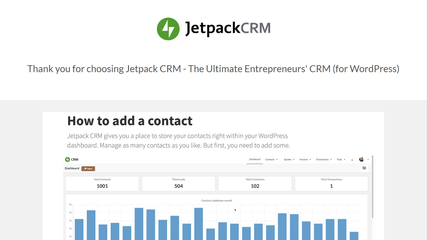 Zero BS CRM Rebrands and Relaunches as Jetpack CRM