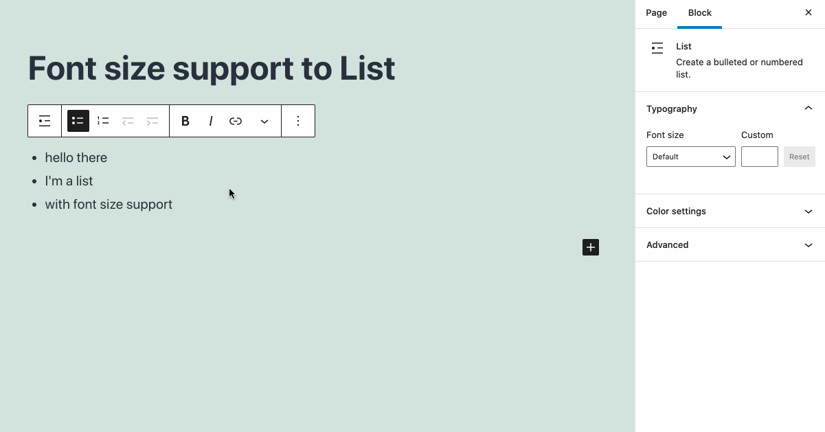 Buttons Block –  Support
