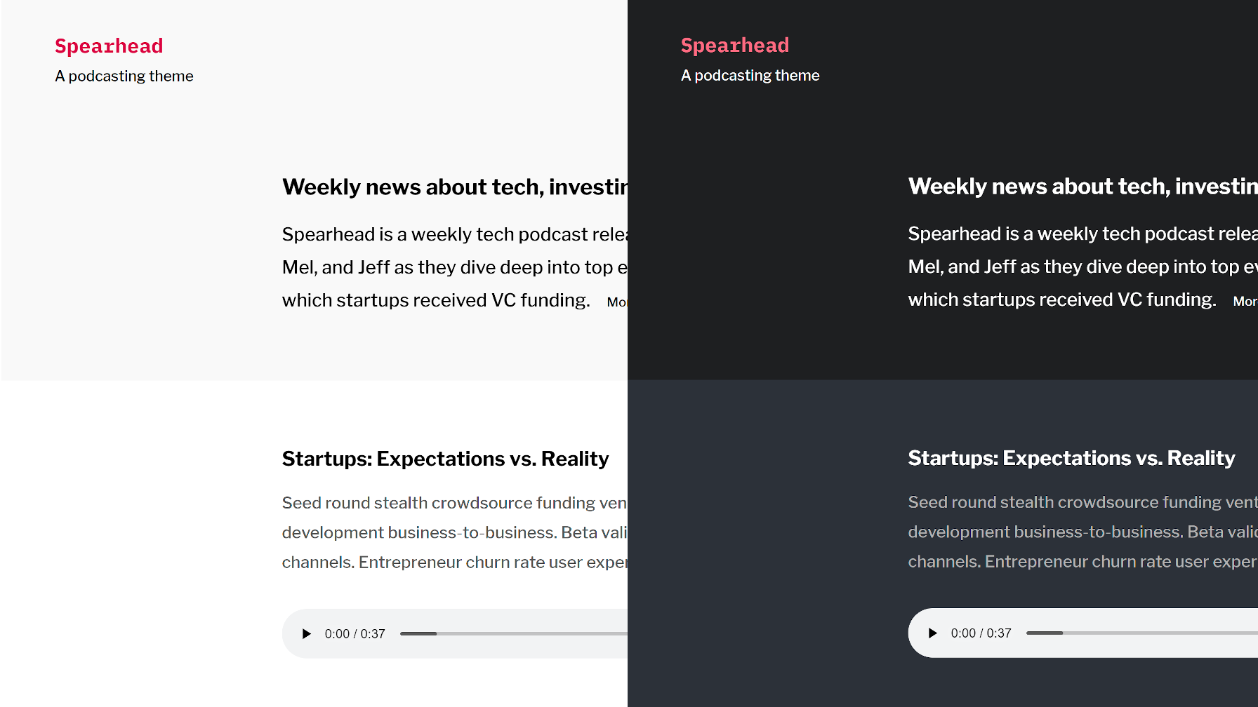Automattic Releases Spearhead, a Seedlet Child Theme Aimed at Podcasters and Content Creators