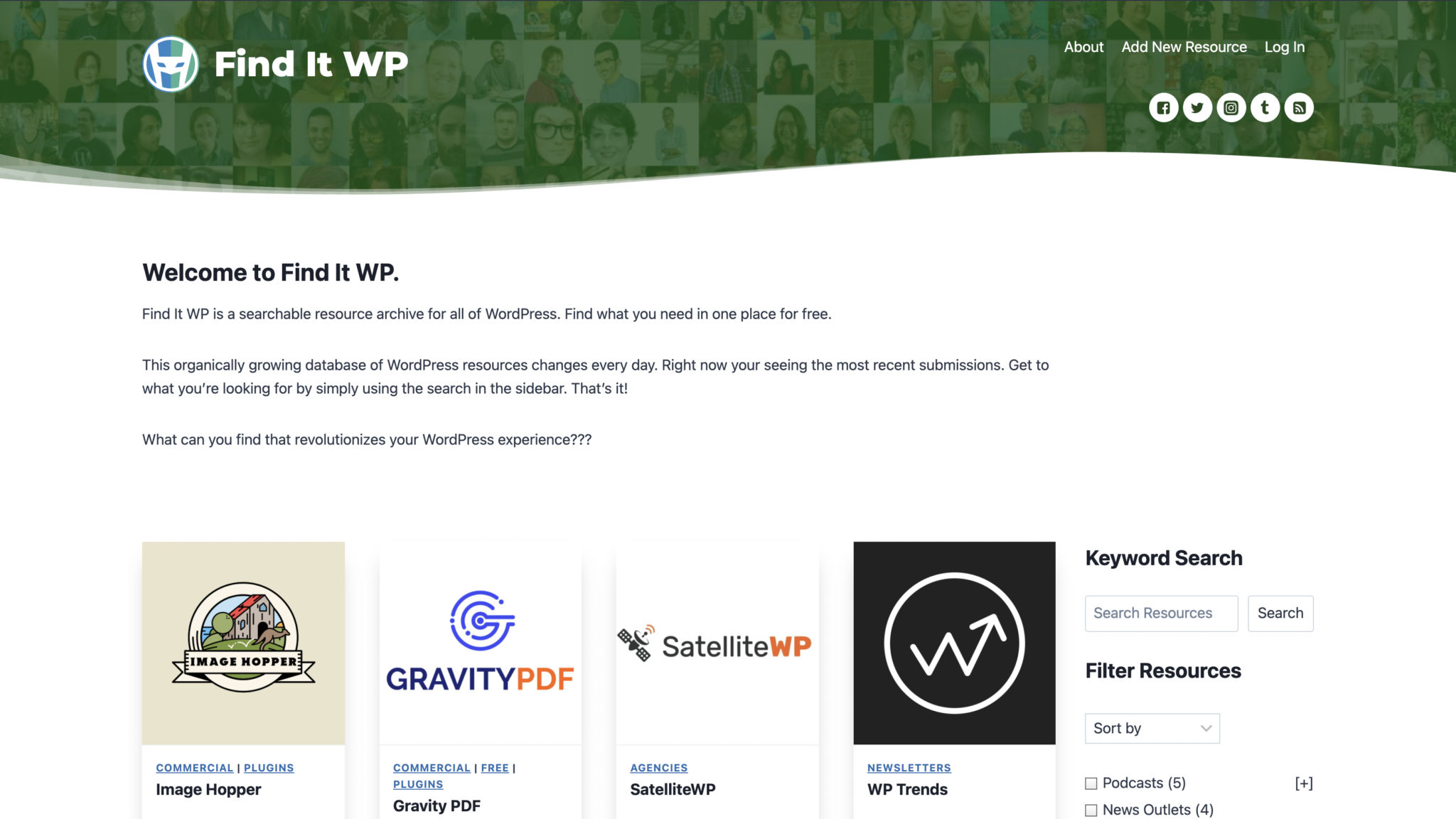 The HeroPress Network Launches Find It WP, a Cooperative Resource Archive for WordPress