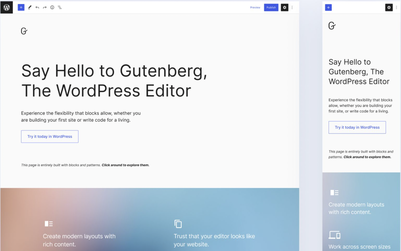 WordPress’ Gutenberg Demo Page Is Getting a Redesign