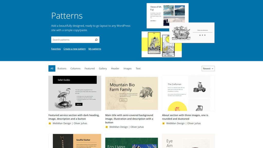 The WordPress.org Pattern Creator Now Open to the Public