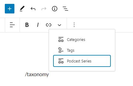 taxonomy-block Gutenberg 13.3 Introduces Experimental Table of Contents Block design tips
