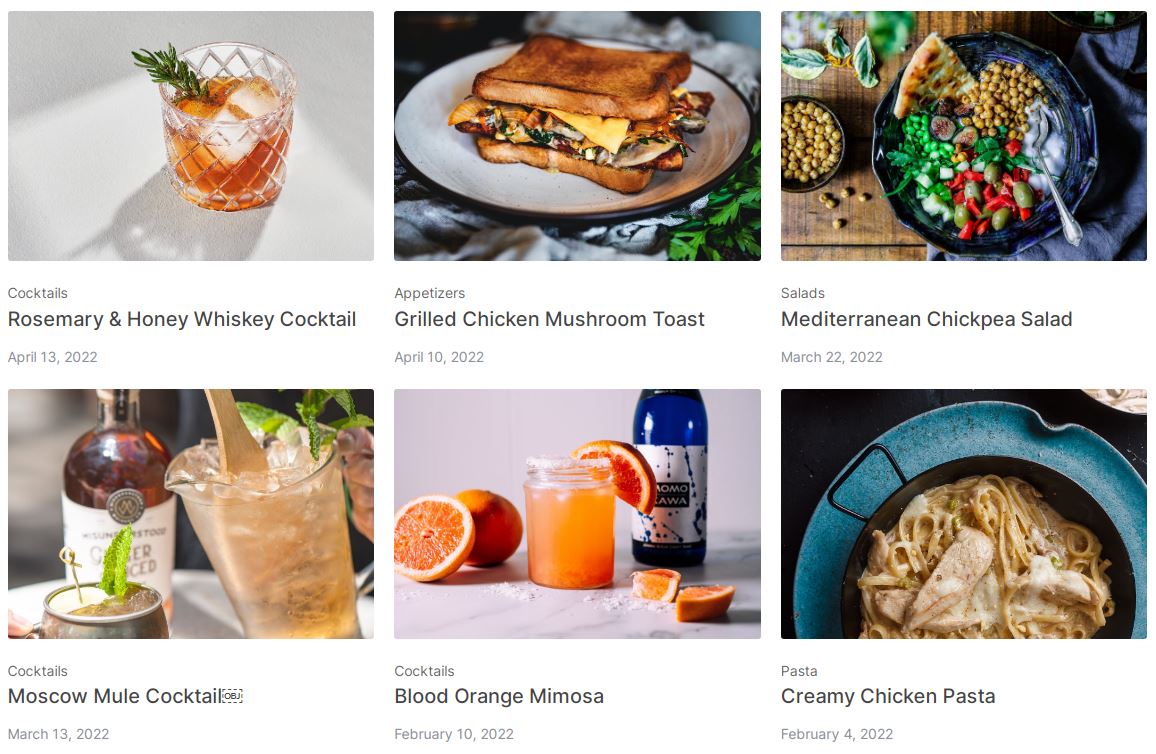 patterns-for-food-bloggers New Free Plugin Offers Beautiful Block Patterns for Food Bloggers design tips  
