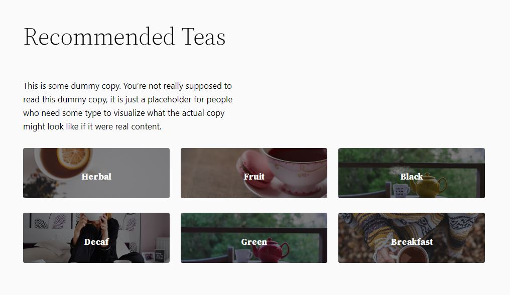 tea-featured New Free Plugin Offers Beautiful Block Patterns for Food Bloggers design tips  