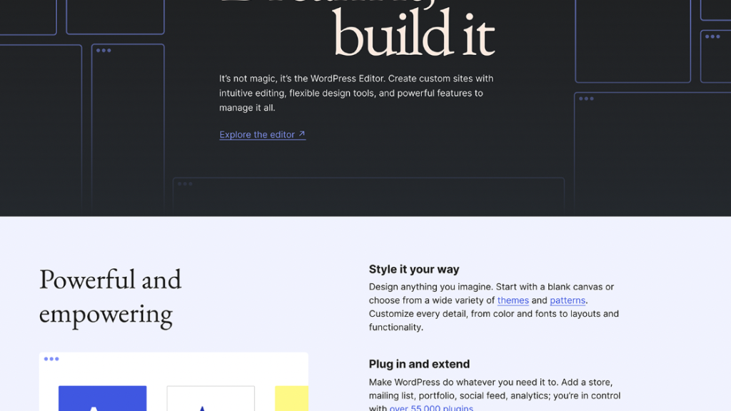 WordPress Launches New Homepage and Download Page Designs