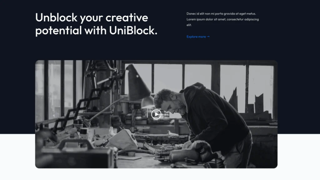 UniBlock: A Free Business Block Theme for WordPress