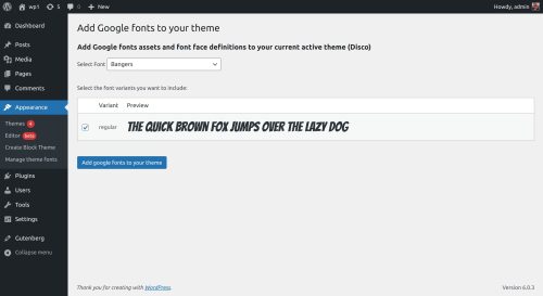 create-block-theme-fonts-2-500x273 Gutenberg’s Roadmap for a “Font Library” Will Give Users an Interface for Registering and Managing Web Fonts design tips  