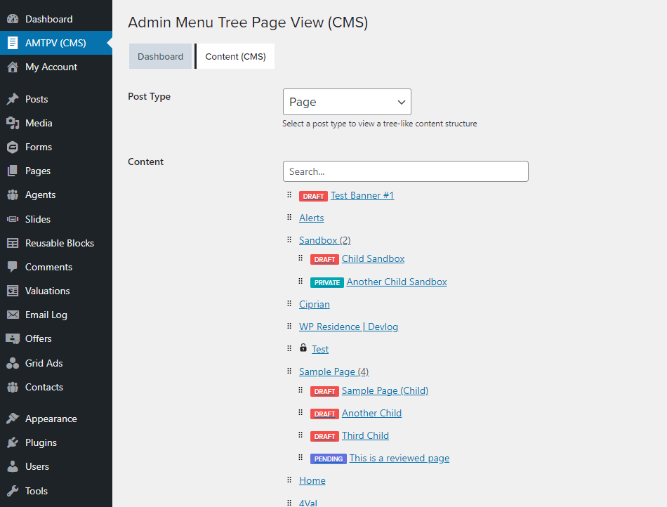 Admin Menu Tree Page View 2.8 Now Supports All Public Post Types 