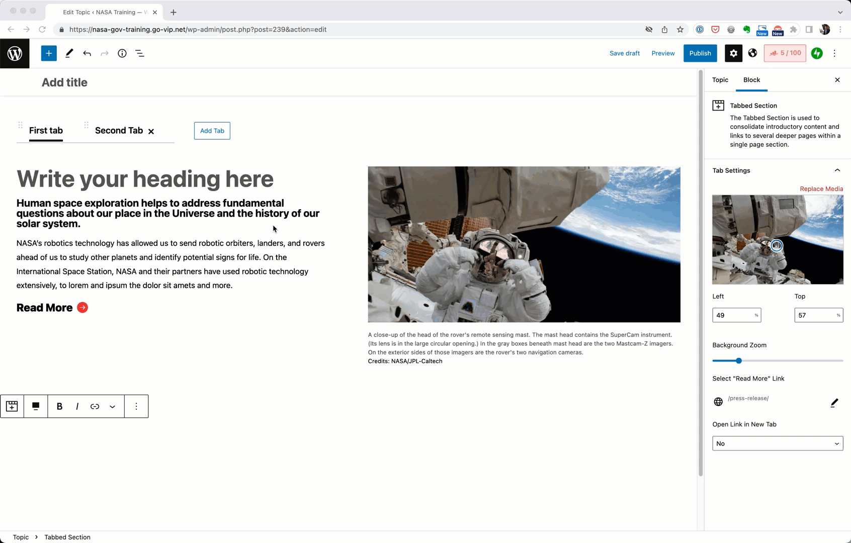 NASA新网站使用wordpress制作，花费超百万美金-悦然wordpress建站